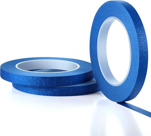 Chuangdi 1/2 Inch Width x 55 Yards Blue Painter's Drafting Tape Multi Use Masking Scrapbooking Tape (1 Roll) in Kuwait