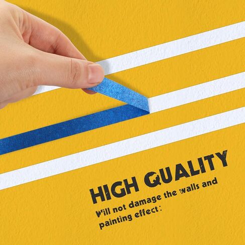 Chuangdi 1/2 Inch Width x 55 Yards Blue Painter's Drafting Tape Multi Use Masking Scrapbooking Tape (1 Roll) in Kuwait