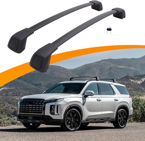 Snailfly ترقية العارضة تناسب 2022 2023 2024 Hyundai Tucson SE SEL N Line Limited NX4 حامل سقفي السكك الحديدية عبر القضبان الملحقات مع قفل in Kuwait
