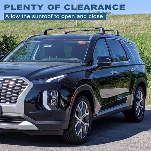 Snailfly ترقية العارضة تناسب 2022 2023 2024 Hyundai Tucson SE SEL N Line Limited NX4 حامل سقفي السكك الحديدية عبر القضبان الملحقات مع قفل in Kuwait