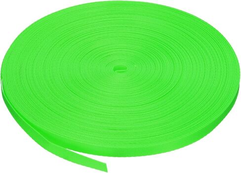 MECCANIXITY Nylon Webbing Strap Flat 5/8 Inch 50 Yards Dull Yellow for Outdoor DIY Gear Repair, Backpack, Luggage-Rack, Crafts in Saudi Arabia