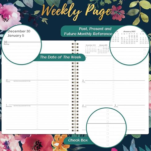 مخطط 2024-2025 - مخطط أكاديمي 2024-2025، يوليو 2024 - يونيو 2025، مخطط 8 × 10 بوصة 2024-2025 يوميًا أسبوعيًا وشهريًا، مخططون 2024-2025 للنساء ذوات الصفحات الوظيفية in Kuwait