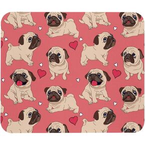 Funny Corgi Dog Mouse Pad with Non-Slip Rubber Base for Wireless Mouse, Computers, Laptop, Office