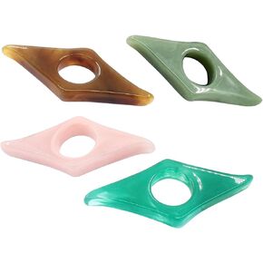 4 Pcs Thumb Book Page Holder, Thumb Book Holder Thumb Page Holder Book Holder for Reading(2 Purple, 2 Green)