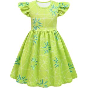 Girls Princess Costume Birthday Party Dress Halloween Cosplay Outfits