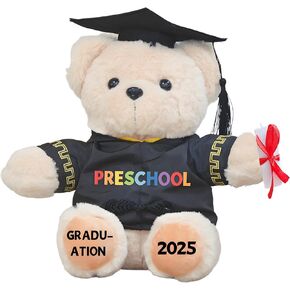 هدايا التخرج في مرحلة ما قبل المدرسة Bear for Kids Boys Girls ، زخارف التخرج ما قبل المدرسة قبل المدرسة 2025 ، اليوم الأخير من هدايا ما قبل المدرسة قبل المدرسة.