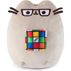 GUND Pusheen with Kai Bear Plush, Stuffed Animal Cat with Teddy Bear for Ages 8 and Up, 9.5", Gray