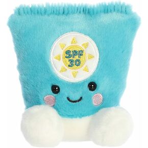 AURORA® PALM PALLAS ™ Clara Sunschreen ™ محشو - Pwan Trocholdible Plush for Kids and Comple - مثالي لغرف التزيين وهدايا أعياد الميلاد - الأزرق 5 بوصات