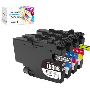 LC406 حبر خراطيش استبدال لـ Brother LC 406 حبر العمل مع الأخ MFC-J4335DW J4345DW MFC-J4535DW MFC-J5855DW J5955DW J6555DW MFC-J6955DW (4PABD)