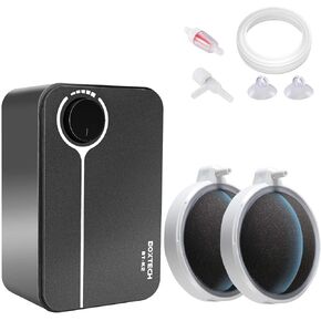 Fish Tank Air Pump Kit, Aquarium Air Pump with 2 Pcs 2 Inch Air Stone, Control Valve, Airline Tubing Fish Tank Accessories