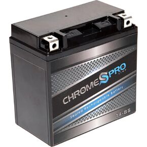 Chrome Pro YTX7L-BS Maintenance Free Replacement Battery for ATV, Motorcylce, Scooter, and Snowmobile: 12 Volts, 6 Amps, 6.3Ah, Nut and Bolt (T3) Terminal