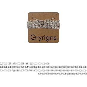 Gryrigns 3Feet 1.5mm 925 Sterling Silver Cable Chain Link Bulk for DIY Craft Jewelry Making (3.93 Grams)