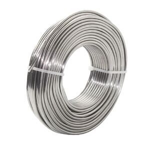 9 Gauge (3mm) سلك الحرف الألومنيوم 49.2 قدم مرنة سلك المجوهرات الفنية الفنية
