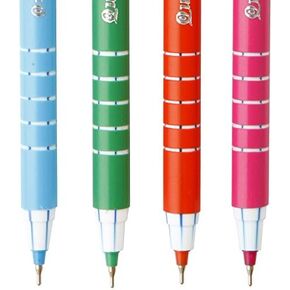 PROIND PROOND PEN 0.5MM SKATE 111 ، حزمة الحبر الأزرق 4 PCS.