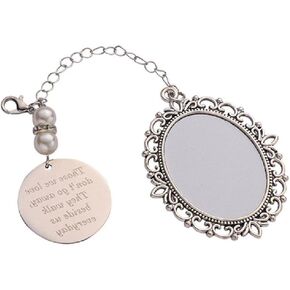 Wedding Bouquet Charm Bridal Bouquet Photo Charm Pendant Thermal Transfer Blank Bouquet Pendant for Bridal Jewelry Gift Bouquet Memory Charm Mom