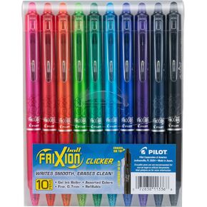 Pilot ، Frixion Clanker Arasable Ambens ، Fine Point 0.7 mm ، ألوان متنوعة (حزمة 6 ، 60 إجمالي عدد)