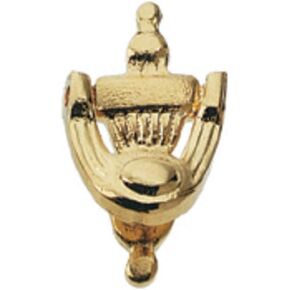 Dollhouse Miniature Gold Plated Working Door Knocker by Houseworks