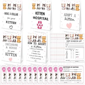 29 PCS PUPPY CESTREGTION CESTURATION CHESTURE CHROSE 12 TEMUTLE CARDATION CARDS 12 CHECK PRACTS 5 DOG ENRSTION SINDS for Farm Barnyard Birthday Party Form
