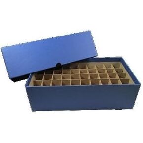 Guardhouse Heavy Duticy Nickel Coin Tube Box 11x5.62x3.5 Blue