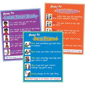 Really Good Stuff How to - Social/Emotional Poster Set