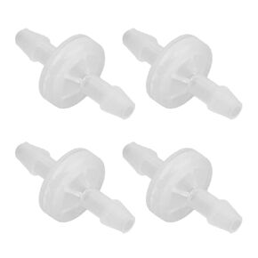 12PCS Non Return Valves Kit, Aquarium Check Valve Oil One Way Air Valve PP Check Valve for Fish Chemical Industry,for Aquarium Air Line Tube Tubing Hose