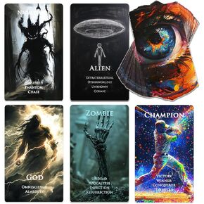 The Role Oracle Cards Deck - Tarot Cards for Who Questions, Beginner Oracle Deck, Foiled Oracle Cards with Meaning on Them -54 Role Cards -【Special Role Edition】