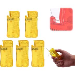 Automatic Needle Threader, 5Pcs New Sewing Machine Needle Threader, Sewing Needle Threaders, Plastic Needle Threaders, Automatic Needle Threading Device