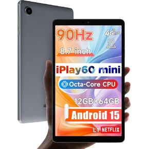 تابلت ALLDOCUBE Android 13، تابلت 1200 × 1920 داخل الخلية 8.4 بوصة، تابلت ألعاب 8 النواة، 12 جيجا (4+8) + 64 جيجا 512 جيجا تابلت واي فاي قابل للتوسيع، iPlay 50 Mini يدعم 4G LTE، Widevine L1، تابلت 5MP/5MP