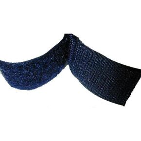 1" Navy Blue Sew On Hook and Loop - 5 Yds of Hook and 5 Yds of Loop Per Package 5 Yd