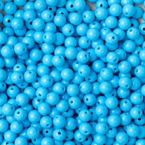500PCS 8MM Matte Pink Acrylic Round Beads - Frosted Gumball Bubblegum Chunky Balls for Jewelry Making, Bracelet and Necklace Crafts