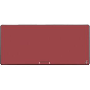 لوحة فأر الألعاب الممتدة Keybeak - 35.4x15.7 بوصة حصيرة مكتب الحد الأدنى مع سطح مقاوم للماء ، قاعدة مطاطية مضادة للانزلاق ، حواف مخيط ، المنزل ، المكتب - Tosca Red XXL