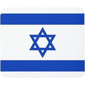 Mouse Pad with Flag of Israel Computer Mouse Mat Desk Accessories 9.5"x8" Color:Flag of Israel