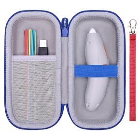 LTGEM Carrying Case for 3Doodler Start+ Essentials (2023) 3D Pen Set for Kids - Hard Travel Protective Storage Bag (Case Only)