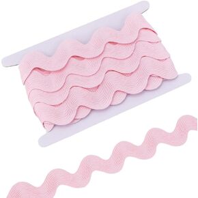 5 ياردات RIC RAC TRIM RIBBON 1.49-1.57 بوصة RICK RACK RACK شرائط البوليستر Rick Rack Wave Fring
