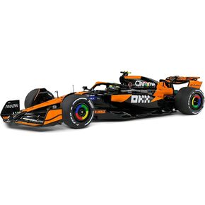 - فورمولا 1 سيارة مصغرة متوافقة مع McLaren F1 Team Mcl38 Orange L.Norris Miami GP 2024-1: 18 Solido 1814201