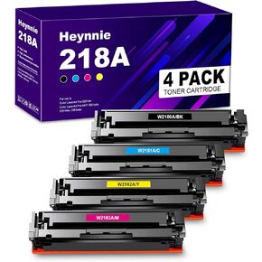 إعادة تصنيع 218A استبدال خرطوشة الحبر لـ HP W2180A W2181A W2182A W2183A 218X لـ 3201DW MFP 3301CDW 3301FDW 3301SDW PRINTER
