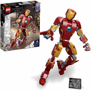 LEGO® Super Heroes Marvel Iron Man Figure 76206 Building Kit; Realistic Model for Play and Display