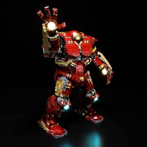 LIGHTAILING Light for Lego-76210 Hulkbuster​ - Led Lighting Kit Compatible with Lego Building Blocks Model - NOT Included The Model Set