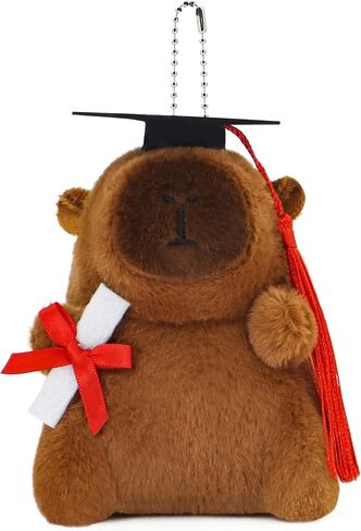 TXDRA 2025 التخرج Capybara Plush Keychain - سلسلة مفاتيح أفخم ناع in Kuwait
