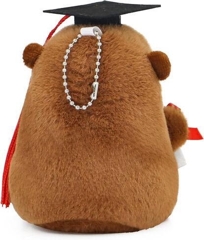 TXDRA 2025 التخرج Capybara Plush Keychain - سلسلة مفاتيح أفخم ناع in Kuwait