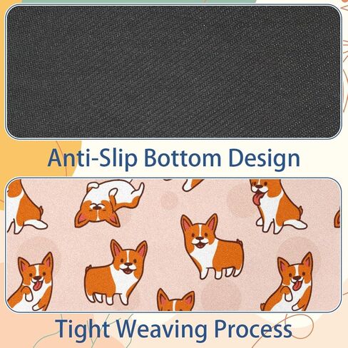 Funny Corgi Dog Mouse Pad with Non-Slip Rubber Base for Wireless Mouse, Computers, Laptop, Office in Saudi Arabia