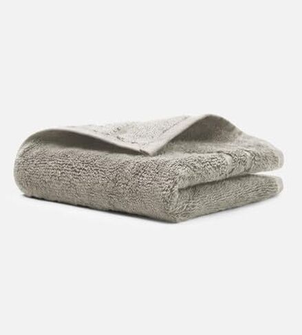 Cariloha Washcloth | Harbor Gray | 12"x12" | Turkish Cotton & Viscose Material Blend | Extra Smooth and Highly Absorbent in Saudi Arabia