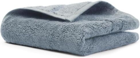 Cariloha Washcloth | Harbor Gray | 12"x12" | Turkish Cotton & Viscose Material Blend | Extra Smooth and Highly Absorbent in Saudi Arabia