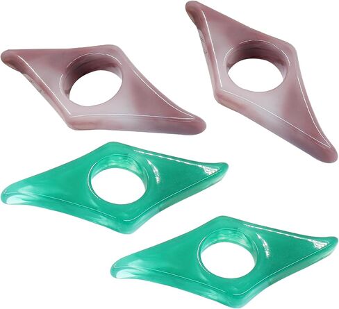 4 Pcs Thumb Book Page Holder, Thumb Book Holder Thumb Page Holder Book Holder for Reading(2 Purple, 2 Green) in Kuwait