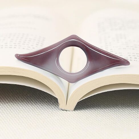 4 Pcs Thumb Book Page Holder, Thumb Book Holder Thumb Page Holder Book Holder for Reading(2 Purple, 2 Green) in Kuwait