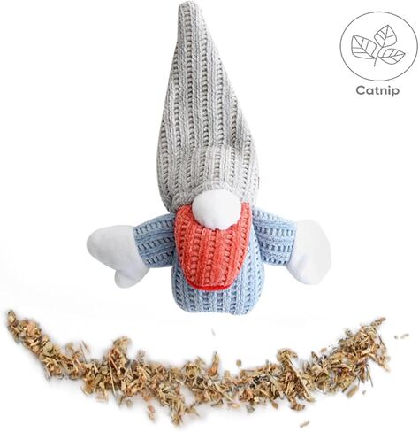 Cat Toys Saury Fish, 3 Pack Catnip Toys Bell Inside Soft and Durable, Interactive Cat Kicker Toys for Indoor Kitten Exercise 9.05 Inches for All Breeds in Kuwait