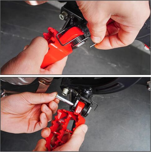 WEIYINGSI أوتاد قدم الدراجة الترابية، دواسات أقدام الدراجات النارية لـ 50CC 70CC 90CC 110CC 125CC Taotao PW50 PW80 TW200 XR50R CRF50 CRF70 CRF80 CRF100F Dirt Pit Bike in Kuwait