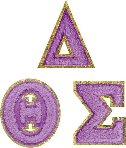 3pcs phi patches patches beta peta on patches sigma white chenille patches perfect perfect perfors phicks white white onts patches for beans calting hats facs repair repair craft in Kuwait
