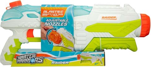 Water Warriors: Steady Stream 2X - Water Blaster, Continuous Soaking Power, Shoots Up to 38 Feet, Outdoor Water Toy, Kids Ages 6+ in Saudi Arabia