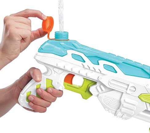 Water Warriors: Steady Stream 2X - Water Blaster, Continuous Soaking Power, Shoots Up to 38 Feet, Outdoor Water Toy, Kids Ages 6+ in Saudi Arabia